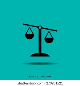 Scales balance icon