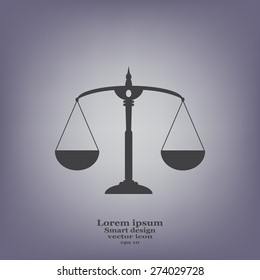 Scales balance icon