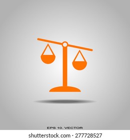 Scales balance icon