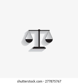 Scales balance icon