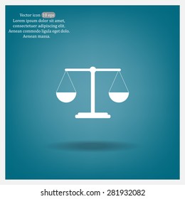 Scales balance icon
