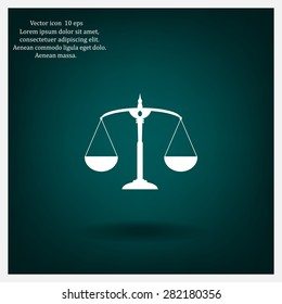Scales balance icon
