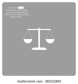 Scales balance icon