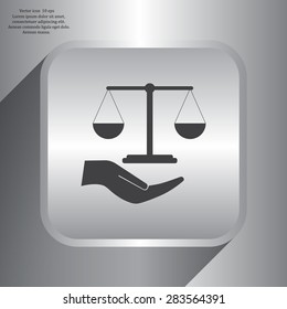 Scales balance icon