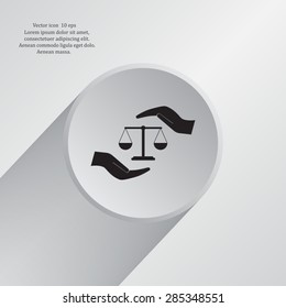 Scales balance icon