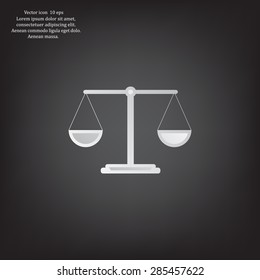Scales balance icon