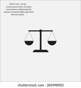 Scales balance icon