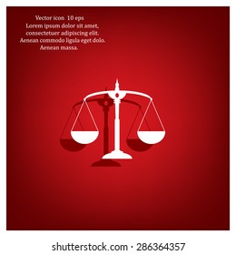 Scales balance icon