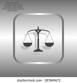 Scales balance icon