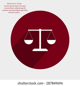 Scales balance icon
