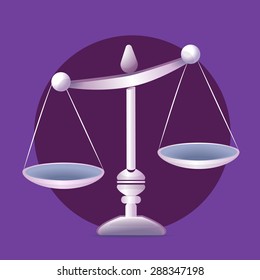 Scales balance icon