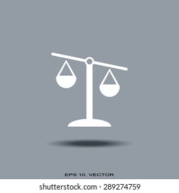 Scales balance icon