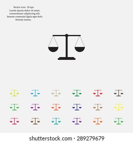 Scales balance icon