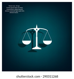 Scales balance icon