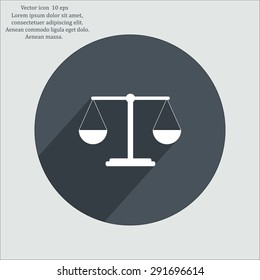Scales balance icon