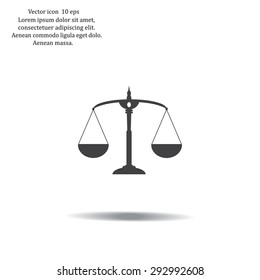 Scales balance icon