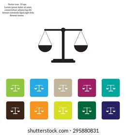 Scales balance icon