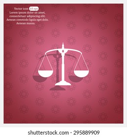Scales balance icon