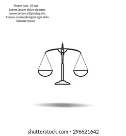 Scales balance icon