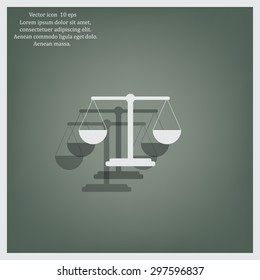 Scales balance icon