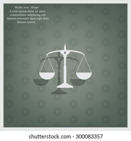 Scales balance icon