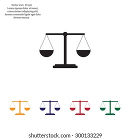 Scales balance icon