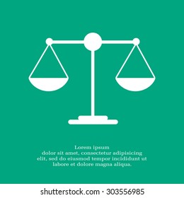 Scales balance icon