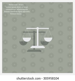 Scales balance icon