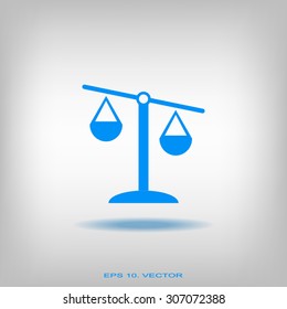 Scales balance icon