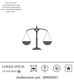 Scales balance icon