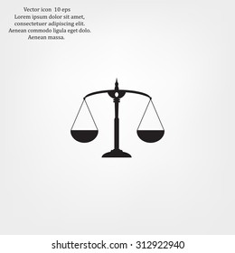 Scales balance icon