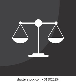 Scales balance icon