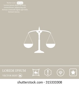 Scales balance icon