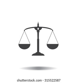 Scales balance icon