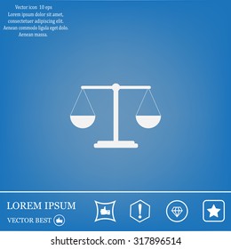Scales balance icon