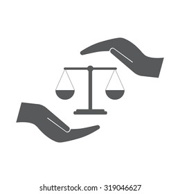 Scales balance icon