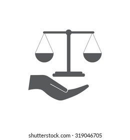 Scales balance icon