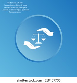 Scales balance icon