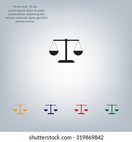 Scales balance icon