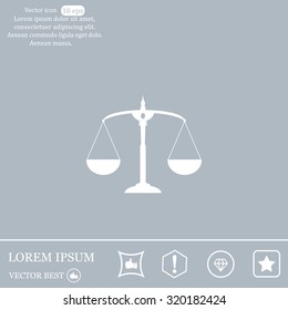 Scales balance icon