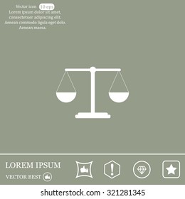 Scales balance icon
