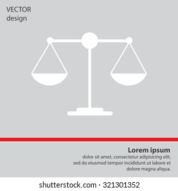 Scales balance icon