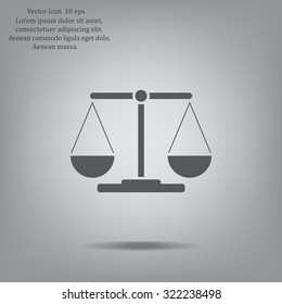 Scales balance icon