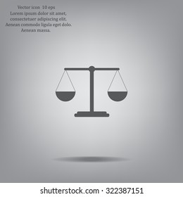 Scales balance icon