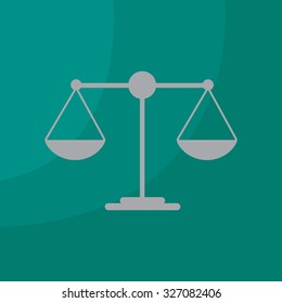 Scales balance icon