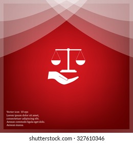 Scales balance icon