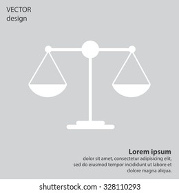 Scales balance icon