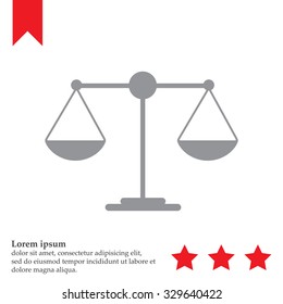 Scales balance icon