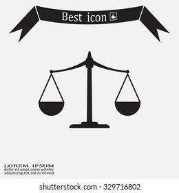 Scales balance icon