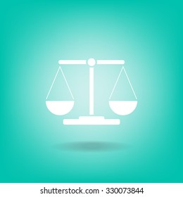 Scales balance icon